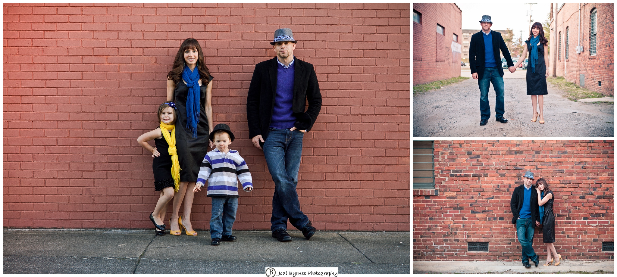 stylish urban family session urban family session