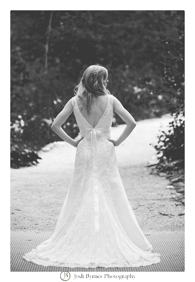 bridal session clemson botanical gardens