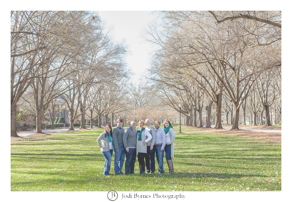 family photos at Furman University