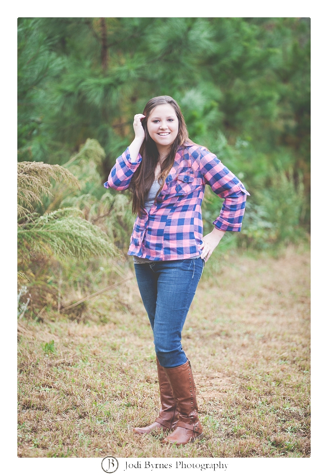 Senior session with a truck