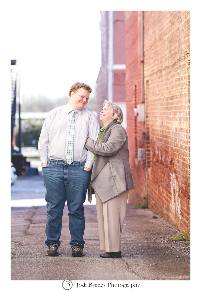 Mother Son Pictures Downtown Greer