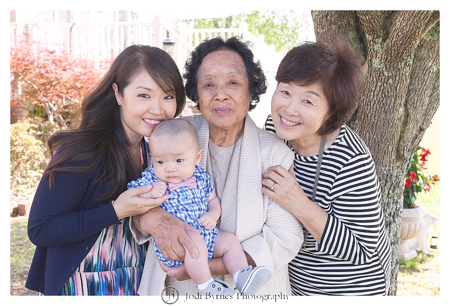 four generation family portrait