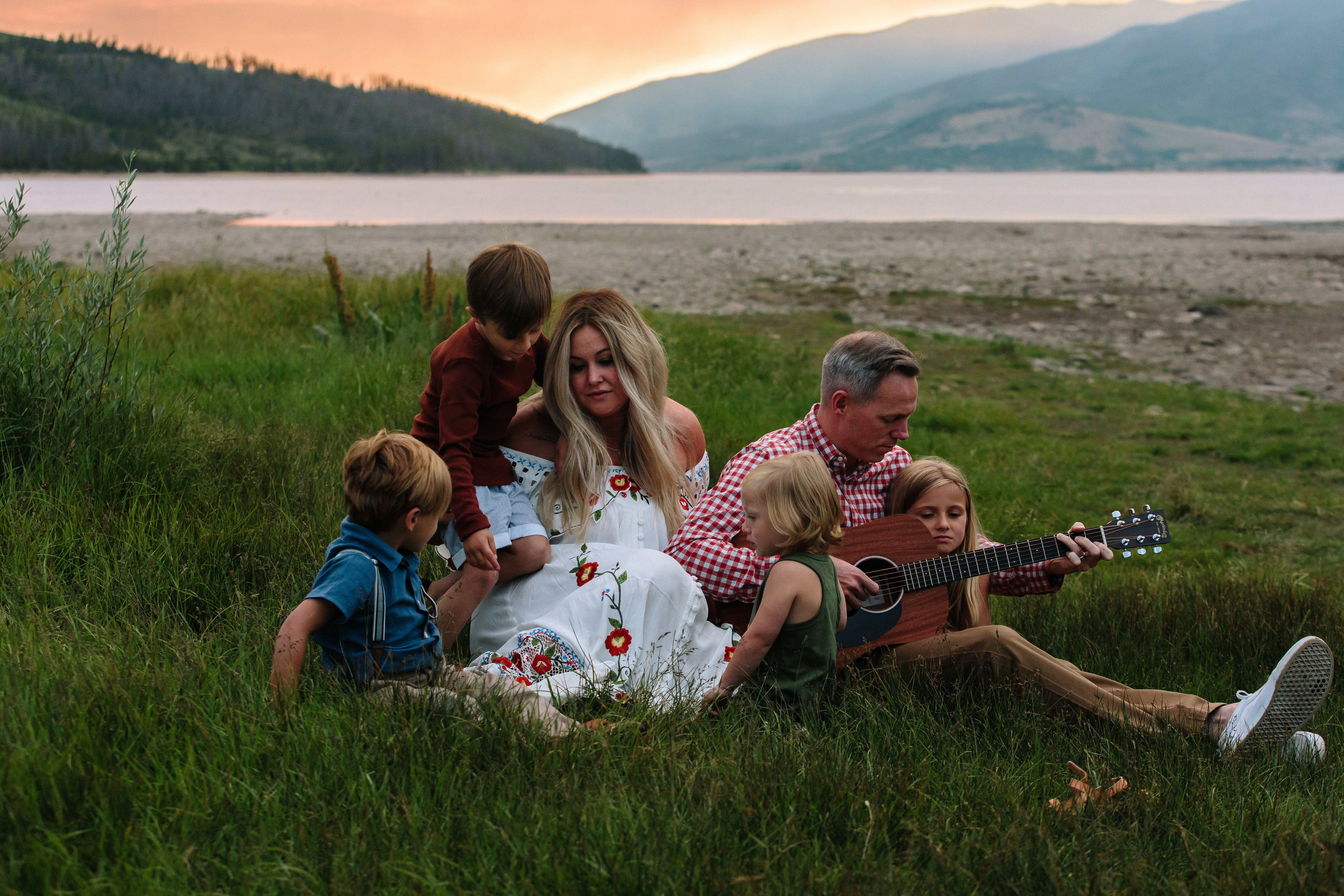Mountain family portraits Greenville Family Photographer