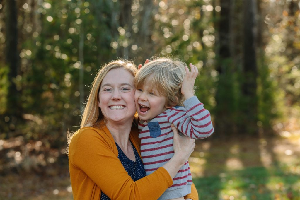 mother and son portrait furman university