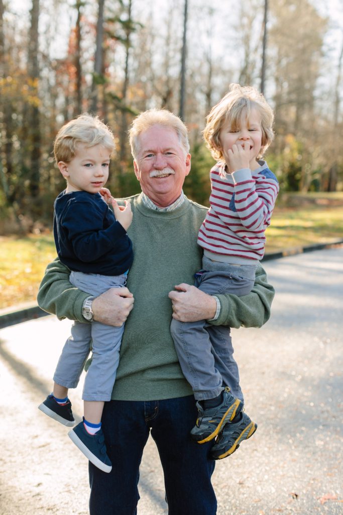 grandfather and grandsons furman university