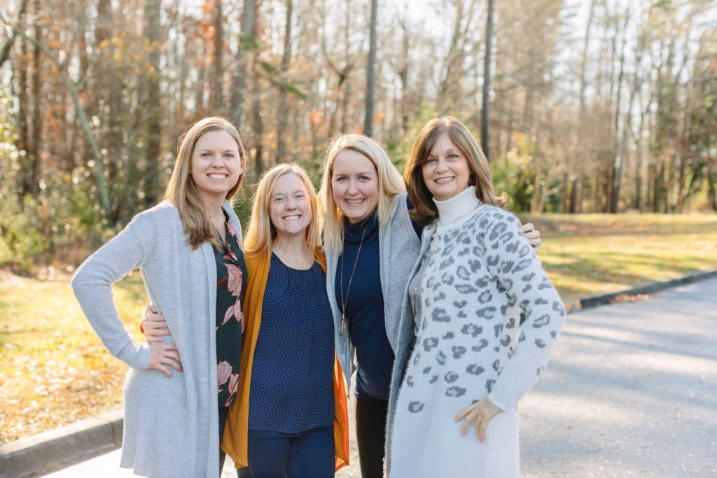mother and daughters portrait furman university