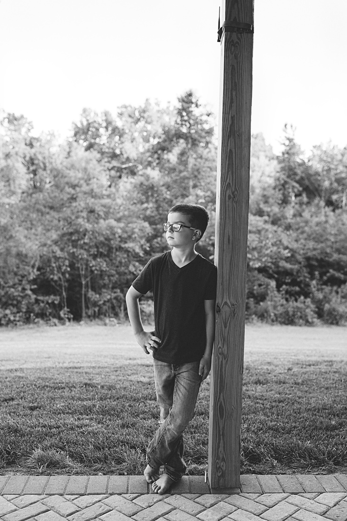 looking away portrait