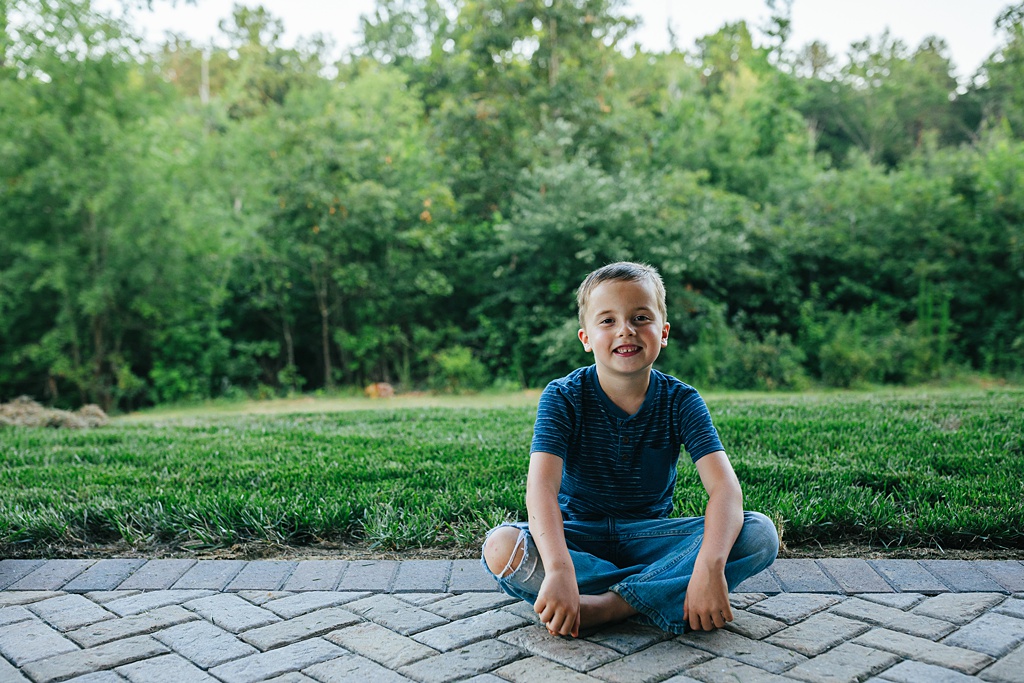color sitting portrait