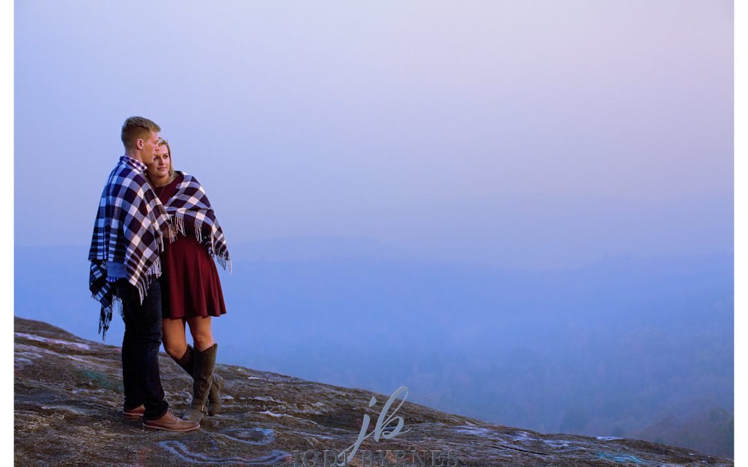 Andy + Whitlie | Caesar’s Head Bald Rock | Engagement Pictures