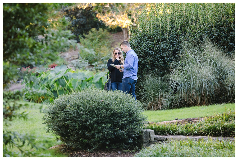 Rock Quarry Surprise Engagement | Downtown Greenville Engagement | Greenville Couple Photographer