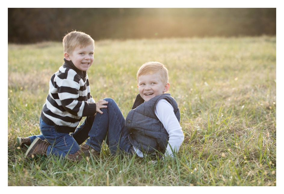 Open Field Family Portrait Session | Greenville Family Photographer