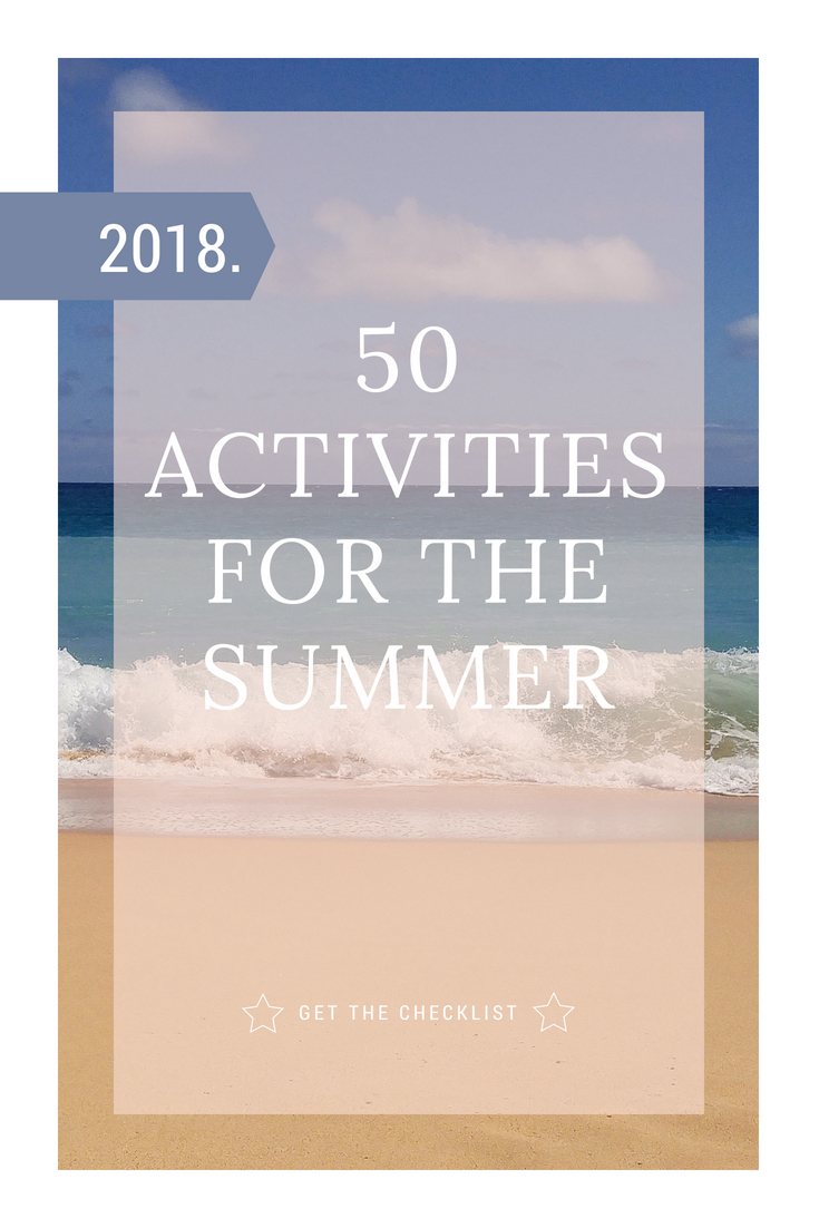50 Activities for Summer | Jodi Byrnes Photography